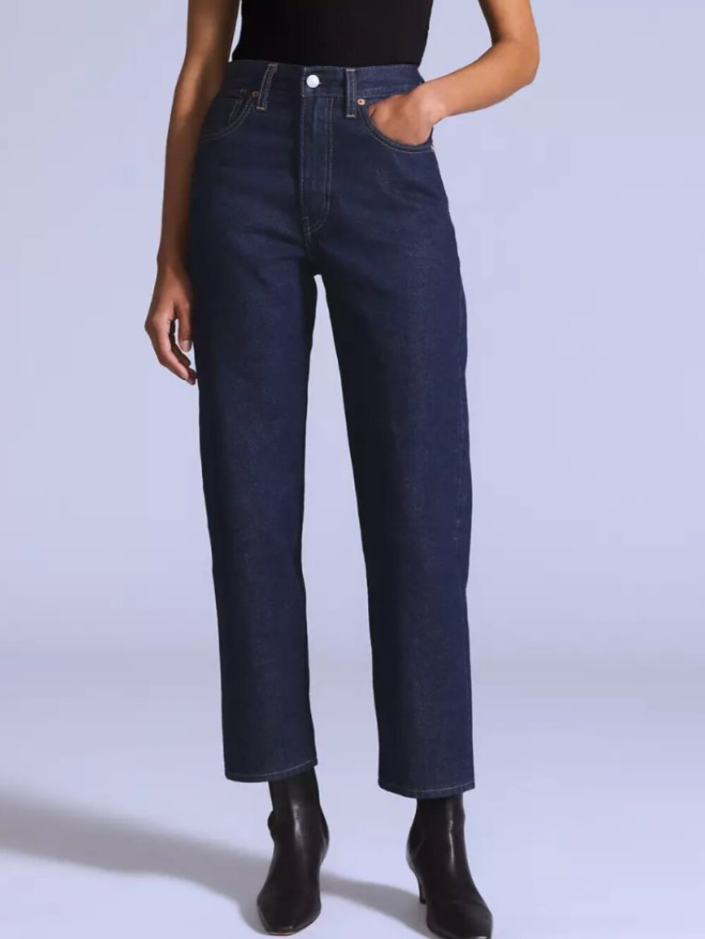 NWT Levi’s® Blue Tab™ Selvedge Women’s Column Jeans Moj Rinse Dark Wash 27 X 30